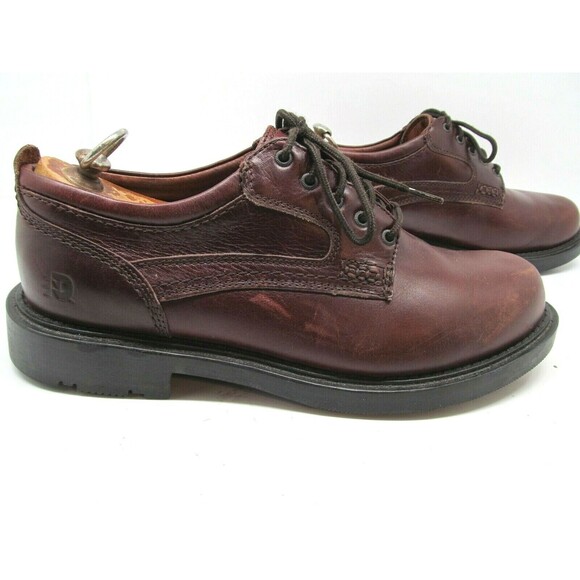 Dunham Ruggards Mens Brown Leather Plain Toe Waterproof Derbys Size US 9 D - Picture 2 of 9